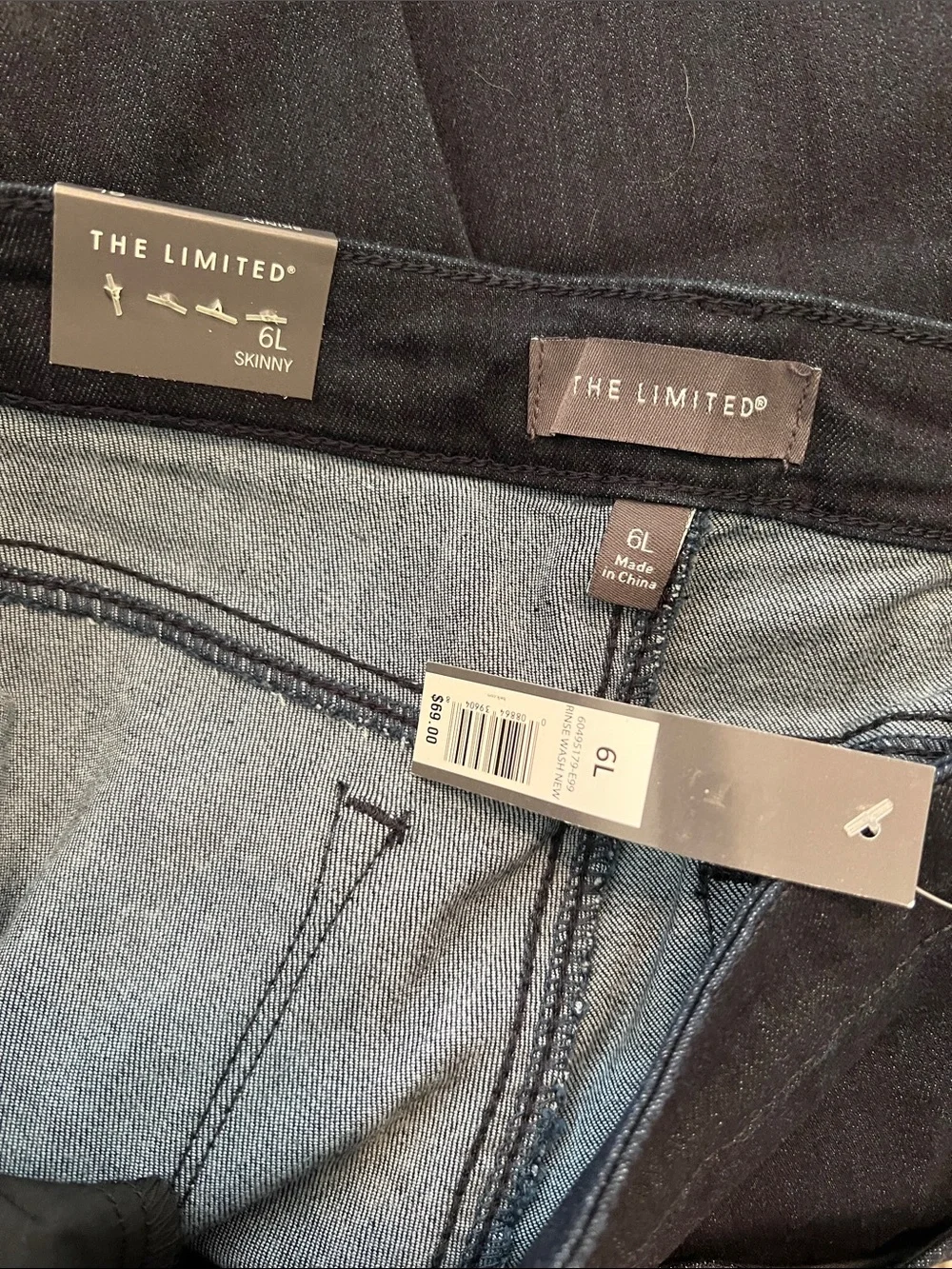 The Limited Black Denim Jeans